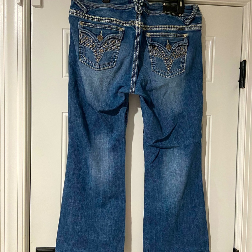 Vigoss Women’s Size 3X bootcut Blue Jeans Pre-owned very good condition - Picture 2 of 8